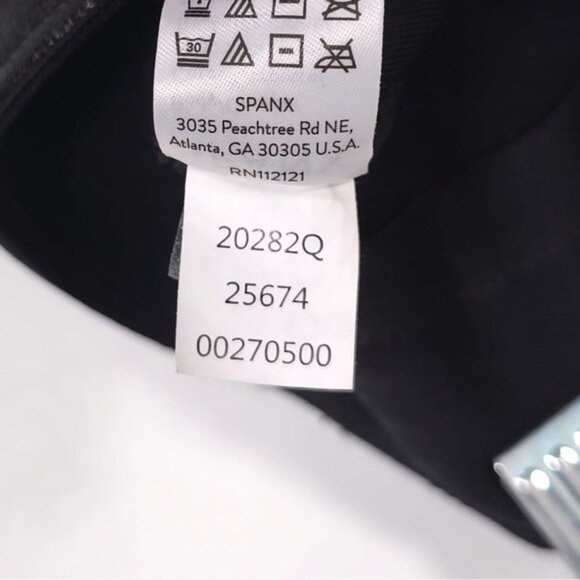 SPANX Women’s Faux Leather Like Ankle Skinny Pants 20282Q Black PETITE LARGE‎ - Picture 14 of 16